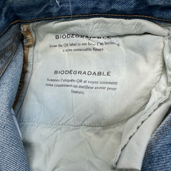 FRAME Le Original Jeans Bluejay Rips Size 24 - Picture 6 of 7